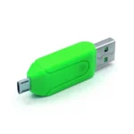 4 IN 1 USB-2.0-Memory-card-Reader-GREEN